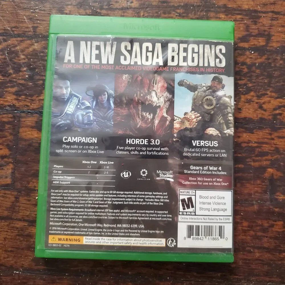Gears of War 4 xbox one